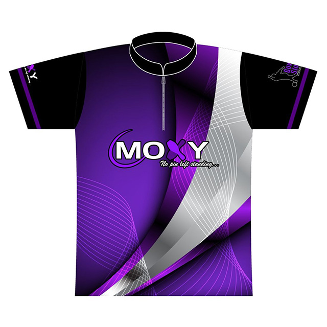 Moxy Dye-Sublimated Jersey- Purple/Black