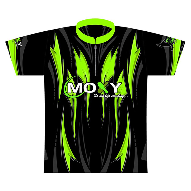 Moxy Dye-Sublimated Jersey- Green/Black 