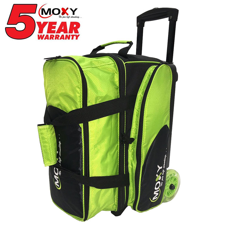 Moxy Double Roller Bowling Bag- Pink/Black